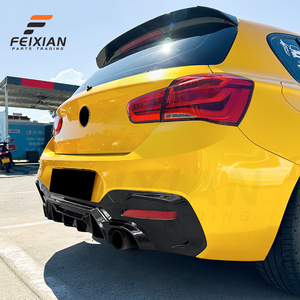 ناشر هواء خلفي جديد عالي الجودة لسيارات BMW الفئة 1 F20 F21 LCI <span class=keywords><strong>M</strong></span> Sport 2015-2019 مع خطاف سحب، متوافق بنسبة 100% - Product Image 3