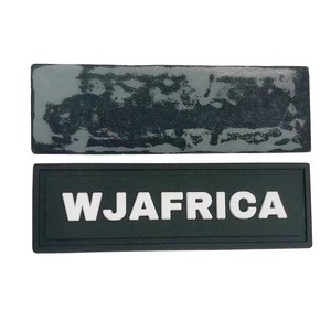 Étiquettes de logo personnalisées en silicone gaufré, transfert thermique, patchs en caoutchouc PVC souple pour vêtements de sport et maillots de bain - Product Image 2