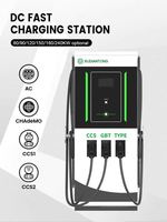Chargeur rapide DC pour véhicules électriques 160 kW 180 kW CCS2 CHAdeMO, station de recharge mobile pour usage commercial en flotte