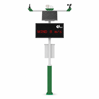 Station météo intelligente à énergie solaire multi-capteurs Série Pro avec GPRS/WiFi/Ethernet pour l'agriculture et la surveillance environnementale