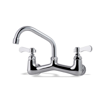 Robinet de cuisine en acier inoxydable 304 au design moderne, robinet d'évier universel avec vanne en céramique, mitigeur d'eau chaude et froide