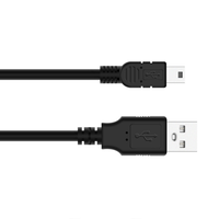 Câble USB Mini USB 2.0 Type A vers Mini B, cordon de charge tressé pour lecteur MP3, manette PS3, GPS, Playstation 3, données PDA