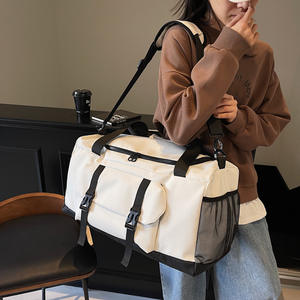 กระเป๋าออกกำลังกายแบบพกพา วัสดุอ็อกซ์ฟอร์ด สำหรับทุกเพศ ทุกวัย กันน้ำ แยกส่วนเปียก-แห้ง ใส่รองเท้าได้ ขนาดใหญ่ จุของได้เยอะ - Product Image 3