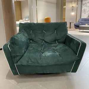 इतालवी डिजाइन सोफे आधुनिक लक्जरी चमड़े सोफा सेट फर्नीचर कमरे में रहने वाले एकल कुर्सी