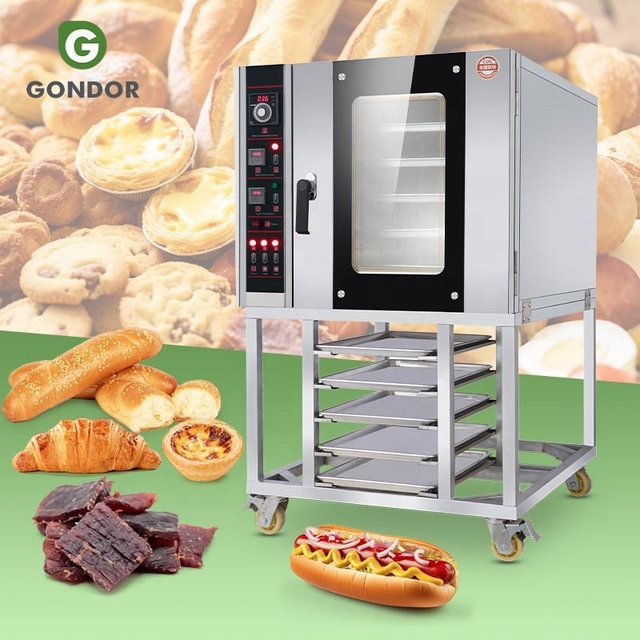 5 10 Tray Rotary Convection Bakery Circulation Professional Wide Industry Bake Electric Oven for Bread