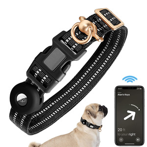 <span class=keywords><strong>Collar</strong></span> de perro Airtag de nailon reflectante con rastreador <span class=keywords><strong>GPS</strong></span> personalizado para mascotas al por mayor con soporte Apple Airtag para rastreador de <span class=keywords><strong>perros</strong></span> y gatos - Product Image 6