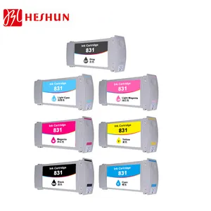 HESHUN 831 Premium Color Compatible Cartouche d'encre pour HP 831Compatible pour HP Latex 310/315/330/335/360/365/370/375/560/570