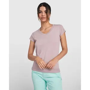 Camiseta Victoria con cuello en V, merchandising personalizado - Product Image 2