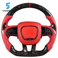 Volant en fibre de carbone forgé sur mesure pour Dodge Charger Scat Pack Rt Challenger Durango Hellcat SRT8 Accessoires