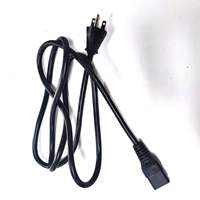 Fiche mâle NEMA 6-15 vers connecteur IEC320 C19 15A/250V 14/3 SJT Cordon d'alimentation noir Adaptateur NEMA 6-15P vers C19 Cordon d'alimentation