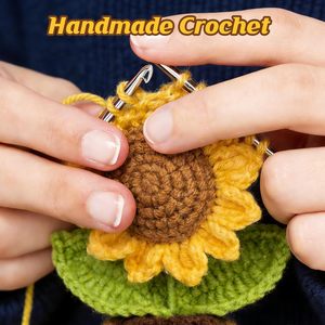 Ilifemate Crochet Tournesol 'Je t'aime pour toujours' – Cadeau d'anniversaire de remerciement pour grand-mère/Grand-père destiné aux petits-enfants, fabriqué en Chine - Product Image 4