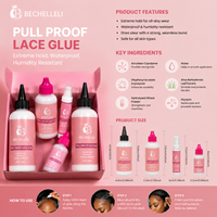 Colle Invisible pour Perruque Lace Frontale, Bouteille Grande 180ML, Haute Qualité, Imperméable, Fixation Forte, Marque Privée