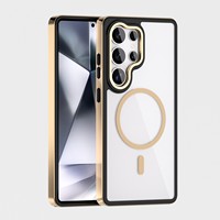 Coque magnétique mate de luxe pour Samsung Galaxy S26 S24 S22 S25 Ultra S23 Plus S21 A55 A16 A07 Charge sans fil Housse antichoc