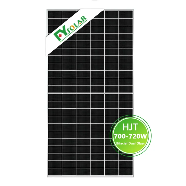 Módulo fotovoltaico tipo N 650w 660w 670w 680w 700w 705w 710w 715w 720w painéis solares fotovoltaicos meio cortados com CE TUV