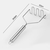 Fabricant d'outils de cuisine ménagers personnalisés presse-purée manuelle créative en acier inoxydable