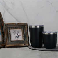 Vierges de sublimation tasses droites gobelet boîte blanche tasses Glam acier inoxydable nouveau pour impression presse à chaud