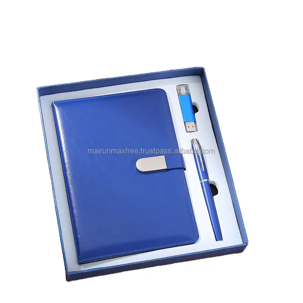 Regalos promocionales logotipo personalizado ejecutivo Vip médicos corporativos artículos de regalo médico 4 en 1Business A5 Notebook tarjetero conjunto de regalo