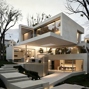 Casa Modular <span class=keywords><strong>de</strong></span> Aluminio y Vidrio <span class=keywords><strong>con</strong></span> Conexión por Pernos; Kit <span class=keywords><strong>de</strong></span> Terraza Prefabricada <span class=keywords><strong>con</strong></span> Cálculos Estructurales para Contratistas - Product Image 1