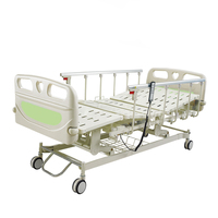 Furnitur medis tempat tidur klinik pasien ICU elektrik 3 gerakan tempat tidur pasien tempat tidur rumah sakit dengan panel kontrol