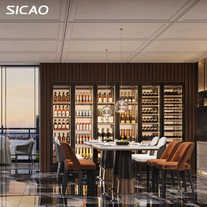 Vinoteca Integrada Personalizable de 600l |   Refrigerador con Puerta de Acero Inoxidable y Vidrio, Controlado por Aplicación, para Uso Doméstico, Comercial y en Bares, Modelo Jc-800a - Product Image 4