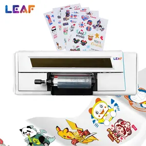 Leaf A3 A4 42cm UV DTF Roll ke Roll Inkjet Printer 3 TX800 cetak kepala mesin Flatbed Uv Printer untuk Telepon Kasus