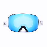Lunettes de ski polarisées Snowledge avec lentilles interchangeables magnétiques UV400, monture intégrale, sangle réglable pour le ski