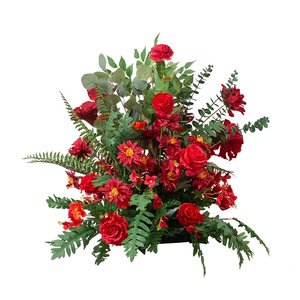 Tùy Chỉnh Màu Đỏ Tía Cam Lụa Nhân Tạo Hoa Sắp Xếp Đám Cưới Vòm Màu Xanh Hoa Á Hậu Tự Nhiên Cảm Ứng Của Mẹ Ngày Halloween - Product Image 6