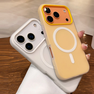 Funda Magnética de Lujo 2 en 1 a Prueba de Golpes para iPhone 17 Pro Max Air 16 15 14 Plus 13 12 11, Cubierta Magnética de TPU Líquido - Product Image 3