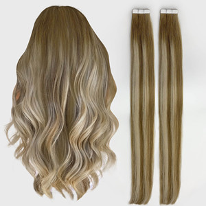 100% Chất lượng cao Châu Âu phần mở rộng tóc người tùy chỉnh chiều dài màu sắc và bao bì màu sắc ánh sáng băng trong phần mở rộng tóc - Product Image 1