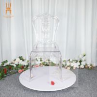 Meilleure vente de chaise en résine acrylique en plastique transparent pour les fêtes, événements, mariage, hôtel