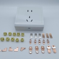 Terminali di contatto elettrici in acciaio stampato per interruttori e prese