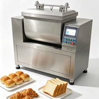 Machine à pétrir automatique inclinable en acier inoxydable pour boulangerie, nouilles, pain, brioches et pâtisseries