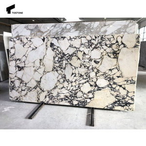 Tostone nhà vệ sinh đồ nội thất treo tường calacatta Viola đánh bóng đá cẩm thạch tự nhiên lưu vực chìm cho nội thất hiện đại Vanity trang trí nội thất - Product Image 5
