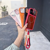 Coque de téléphone magnétique transformable en quelques secondes avec béquille et dragonne pour iPhone 18 Pro Max 17 16 15 14 13 12