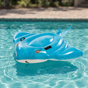 Intex Stingray Ride-On Float <b>Inflatable</b> Water Raft for <b>Kids</b> and Adults Made in US - Product Image 3