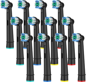 Têtes de brosse de rechange pour brosse à dents électrique, poils souples, accessoires de nettoyage pour soins bucco-dentaires, fournisseur de têtes de brosse à dents compatibles - Product Image 2