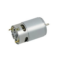 Kipas Mini Motor Listrik DC 5v 12v dengan Sikat Karbon 3.175mm, Poros 550 untuk Juicer