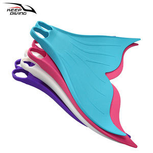 Aletas de Sirena Keep Diving de Silicona para Adultos, Equipo Profesional de Buceo Libre y Entrenamiento de Natación - Product Image 2