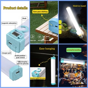 Thc t36 का नेतृत्व आपातकालीन प्रकाश जलरोधक चुंबकीय चार्जिंग रिचार्जेबल बाहरी शिविर काम बहु-कार्यात्मक रात बाजार - Product Image 4