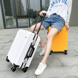 Valise 20 pouces avec cadre en aluminium, roulettes pivotantes, grande capacité, bagage de voyage unisexe - Product Image 4