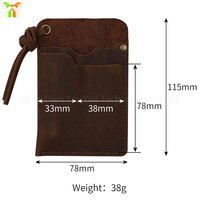 Camping Tactique Holster En Cuir Véritable Couteau Outil Holster EDC Ceinture Poche Organisateur Couteau Gaine Couverture