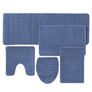 Bathroom water absorbing luxury antislip pvc anti non slip bath mat