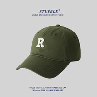 Gorra de Béisbol de Lona de 6 Paneles con Letras Bordadas en 3D, Estilo Coreano, Unisex, Talla Grande, para Deportes de Invierno