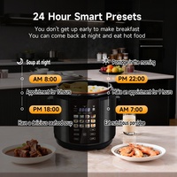 Cuisinière à pression électrique multifonctionnelle en acier inoxydable numérique de 5L, 6L, 8L, 10L, 12L, vente en gros OEM ODM