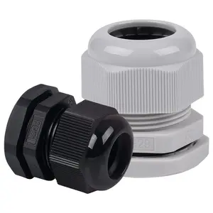 Prensaestopas de plástico Ip68 impermeable de alta calidad M48 rango de cable 22-32 longitud de rosca 15mm