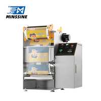 Machine de scellage semi-automatique électrique pour barquettes, idéale pour l'emballage alimentaire et de produits sur table, avec scellage thermique efficace
