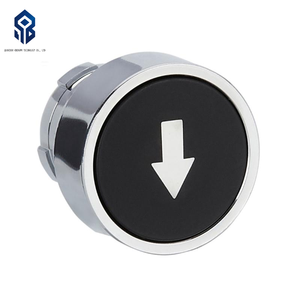 Nuovo e Originale Pulsante Piatto Nero Serie XB2 di Marca Schneider, Modello ZB2BA335C con Ritorno a Molla, Indicazione FRENO (SETTIMA) - Product Image 1