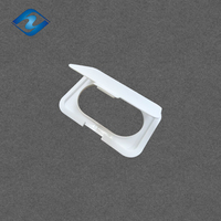 Couvercle à rabat en plastique rectangulaire mat pour lingettes humides pour bébé, vente en gros, logo personnalisé