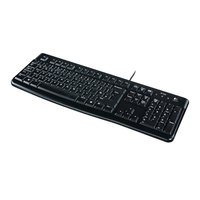Logitech K120 artı zanaat için 100% orijinal klavye PC TV Laptop için USB arayüzü yeni kauçuk malzeme