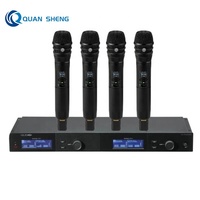 Microphone numérique sans fil haute définition SLXD4Q+ S58 KSM8, récepteur 4 canaux pour studio TV, diffusion et enregistrement audio